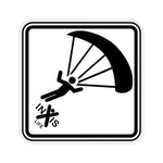 Parachute W Decal