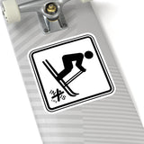 Snow Ski W Decal